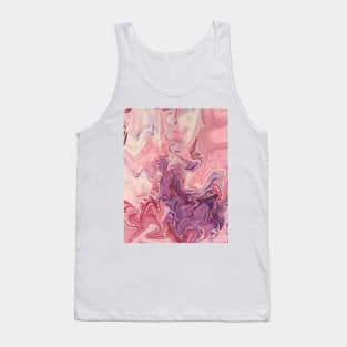 Pink purple and red dirty pour Tank Top